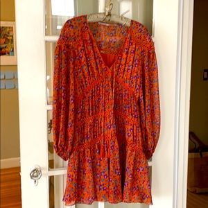 Rebecca Minkoff peasant style dress